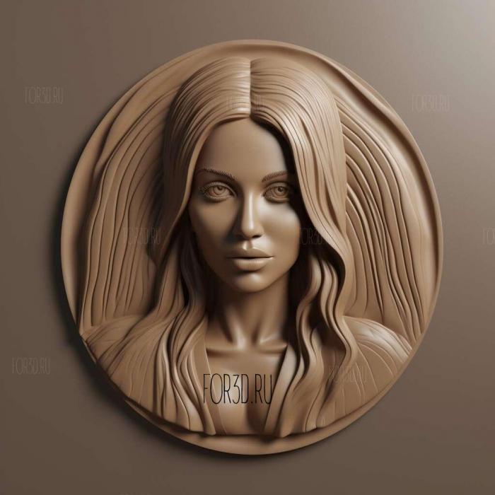 kim kardashian 1 stl model for CNC